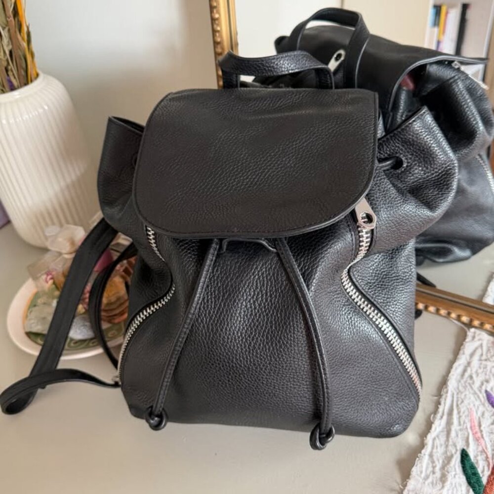Rebecca Minkoff Genuine Leather Backpack - Picture 2 of 6